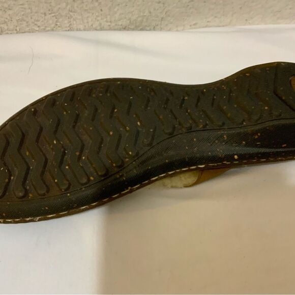 UGG Hamoa 1791 Sheepskin Lining Women Flip Flop Thong Sandals Brown Size 9 - Picture 5 of 15